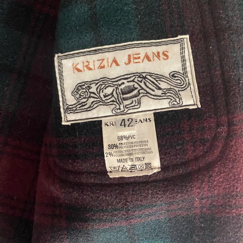 Vintage Krizia Jeans jacket used, size 42, black