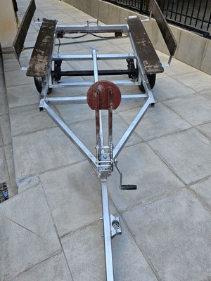 Boat trailer galvanized steel 3.5m x 1.5m like new