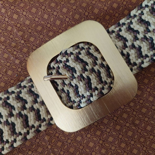 Doca summer elastic belt like new, length 1m, beige and brown