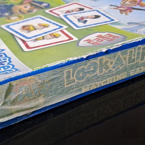 Paw Patrol Memory Game used, for 2-4 players 3+ years