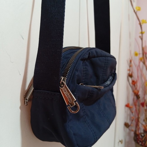 Dark blue shoulder bag, everyday use