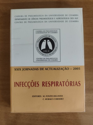 Infecções Respiratórias medical book, Universidade de Coimbra