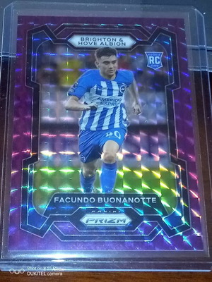 Κάρτα Panini Prizm Premier League Facundo Buonanotte Purple Prizm 2023-24 σαν καινούργιο