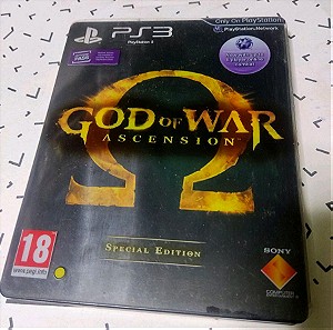 God of War Ascension αγγλικό για Sony PS3 special edition πλήρες steelbook με sleeve