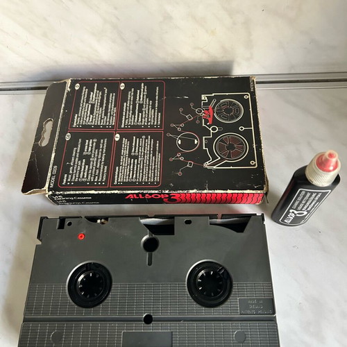 Allsop3 VHS video cleaning cassette used