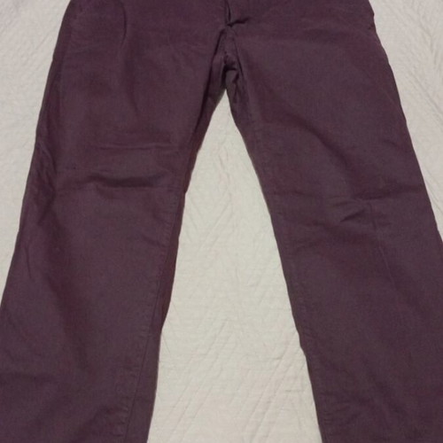 Men's pants like new, burgundy, size S with pockets