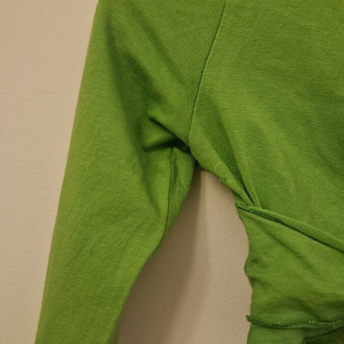 Crop top green, like new, sizes XS-S