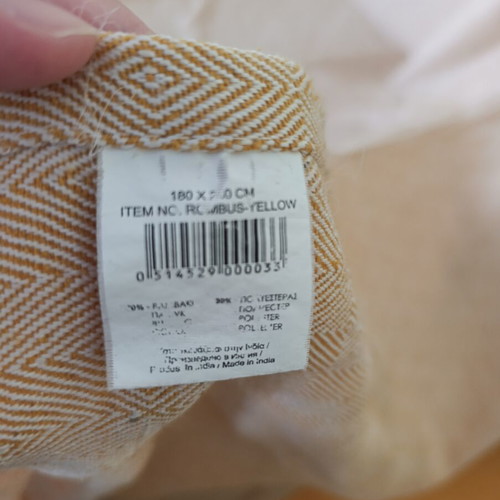 Three-seater throw blanket used, 1.80x2.80 m