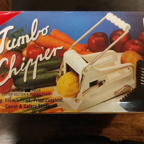 Jumbo Chipper potato cutter like new with 36 outlets