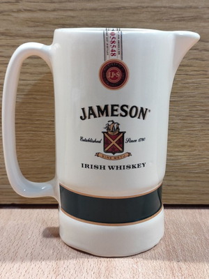 Jameson Irish Whiskey κεραμική διαφημιστική κανάτα σαν καινούργιο