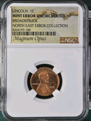 1991 Lincoln 1 Cent Mint Error Uncirculated Zinc Coin