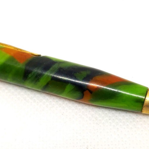 Vintage Combo Onward mechanical pencil and fountain pen used, 14kt gold nib