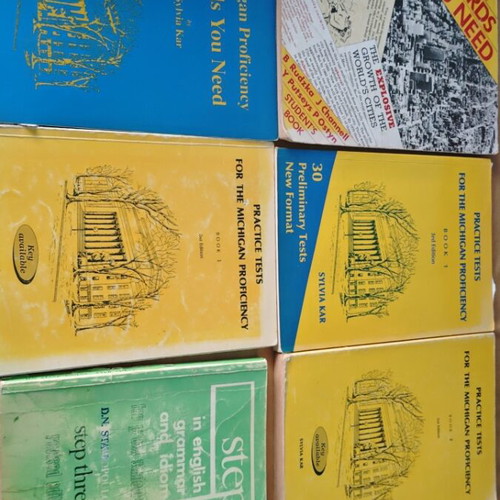 English language learning books used, set