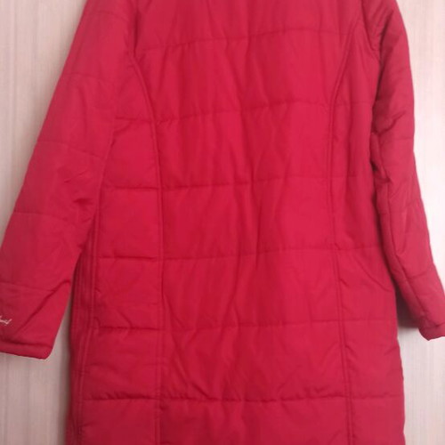 Le Coq Sportif Long Jacket red like new, women's