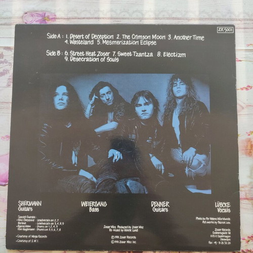 Zoser Mez Vizier of Wasteland LP like new, metal