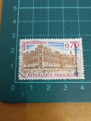 France Stamp 1967 Saint Germain-en-Laye Chateau like new