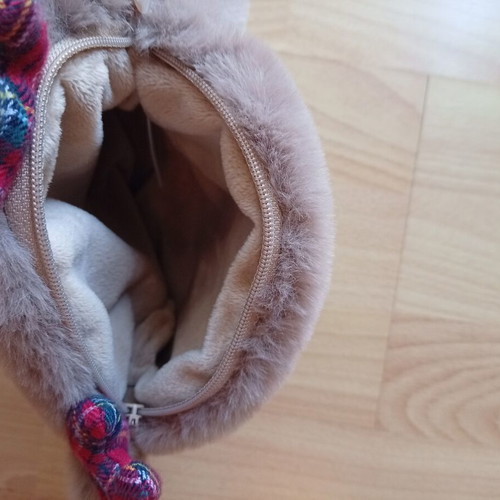 Girls' Zara toiletry bag with Rudolph design like new