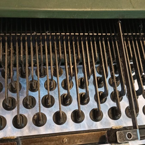 Halda typewriter used with Greek characters in very good condition