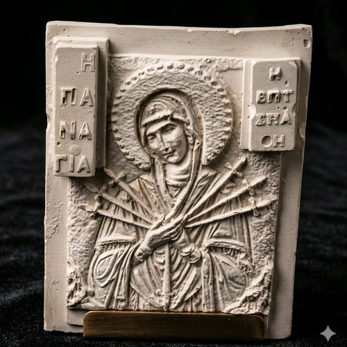 Religious gypsum magnets new, pack of 12 pieces