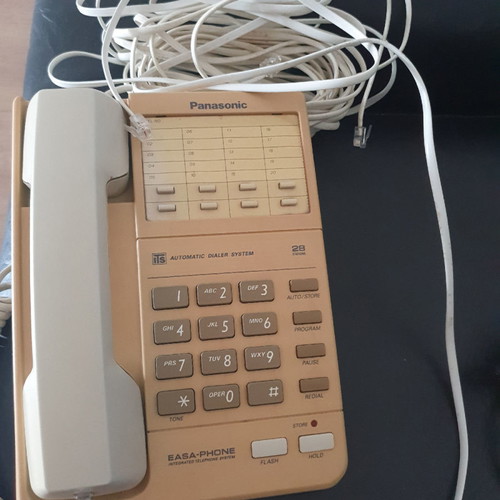 Panasonic telephone used, wired