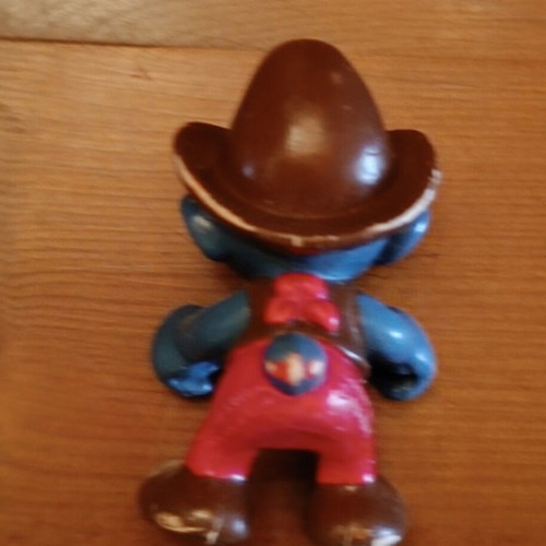 Schleich Smurf 1984 used with faded spots