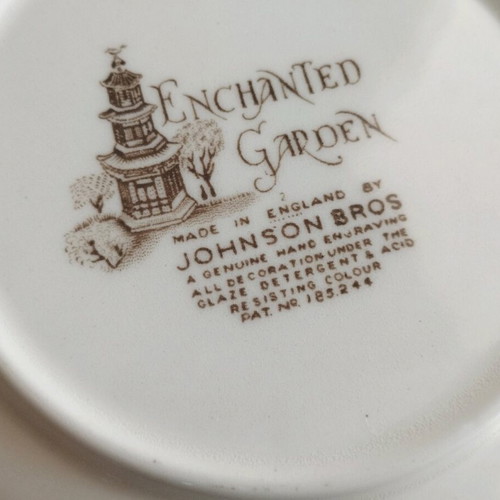 Rare 7-Piece Set Johnson Bros "Enchanted Garden" (1960s)