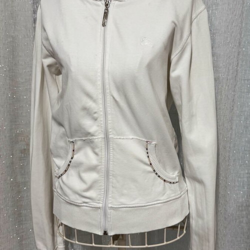 Burberry jacket used, elastic vintage, white, size S