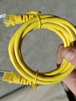 Ethernet network cable (Patch Cord) like new, 1 m length