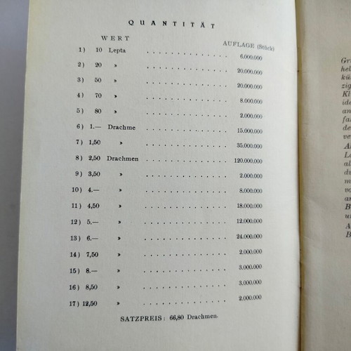 Stamp booklet 1961 used, German edition with lithograph designs