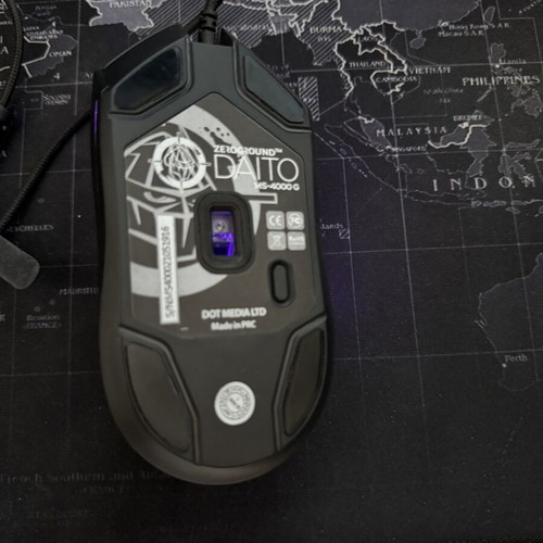 Zeroground DAITO gaming mouse like new, RGB, 1000Hz polling rate, 10000 DPI