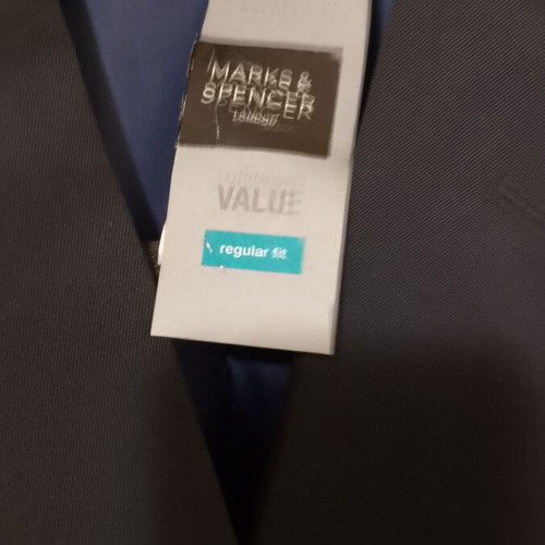 Marks & Spencer 3 piece suit regular fit dark blue new