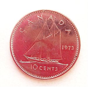 CANADA 10 CENTS 1973 ΚΑΝΑΔΑΣ
