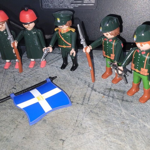 Figurine PLAYMOBIL Personnalisée - Panzer Grenadier Rég.21 (Lille 1944) - REF 0509 BIS