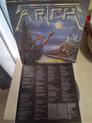 Artch Another Return vinyl record, rare Greek edition 1988