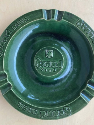 Vintage κεραμικό διακοσμητικό τασάκι μπίρας Brand Bier μεταχειρισμένο