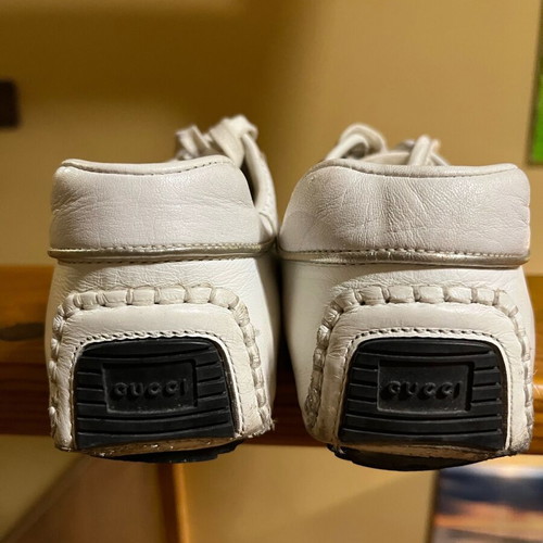 Gucci women's shoes used, white, size 38, genuine leather