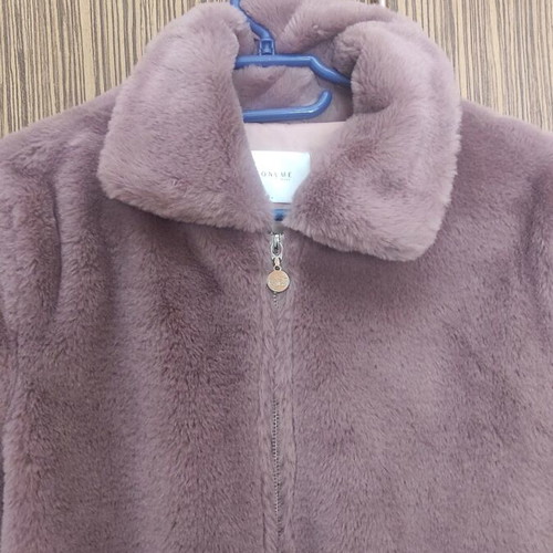 Women's short pink coat like new, size S