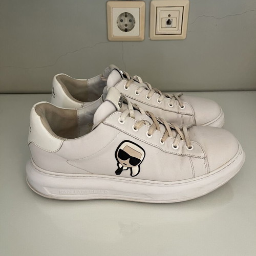 Karl Lagerfeld men's sneakers size 45 like new, white