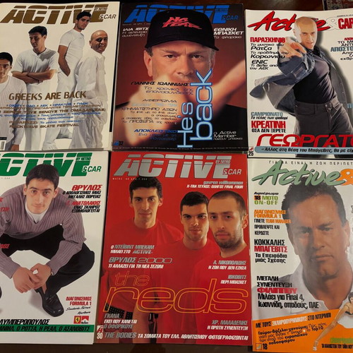 Active by Nitro sports magazines like new, 33 issues 1997-2002