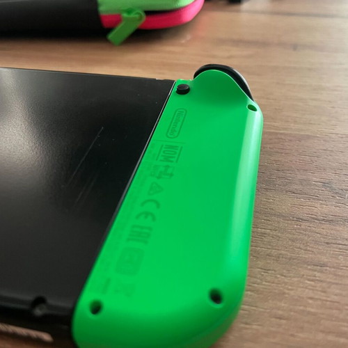Nintendo Switch V1 console bundle used with Ring Fit and accessories