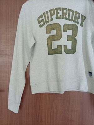 Abrand Jeans Gray Cotton Pullover like new with Front and Back Logo