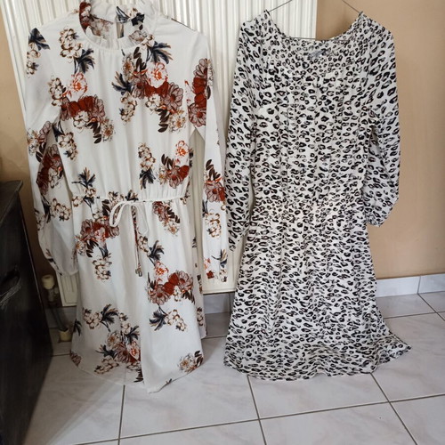 Sisters Point women's dresses, floral and leopard print, sizes S-M