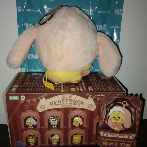 Upset Duck Crazy Circus Duck blind box plush like new