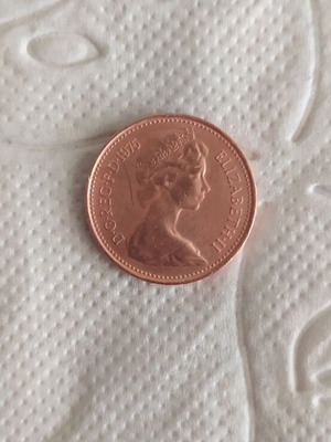1 New Penny 1975 England like new