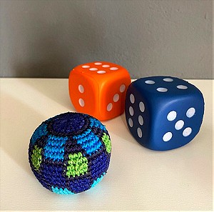 Πλεκτή Anti-stress ball (+2 ζάρια δώρο)