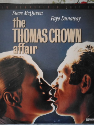 The Thomas Crown Affair LaserDisc like new, thriller