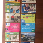 Phone cards used, pack
