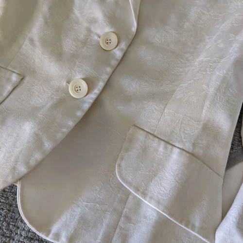 Gianni Rodini white fitted blazer used, size XS