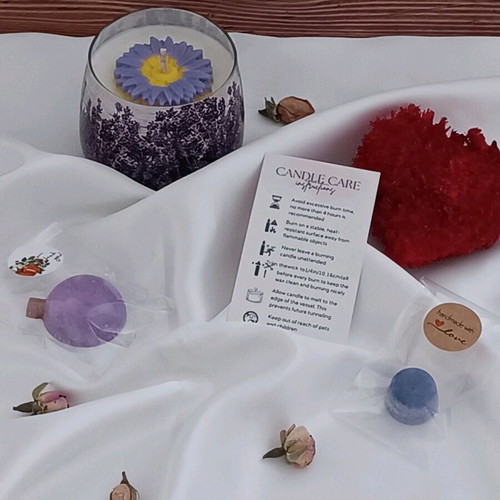 Cherry Blossom Sakura Candle Set with Wax Melts and Vanilla Tobacco