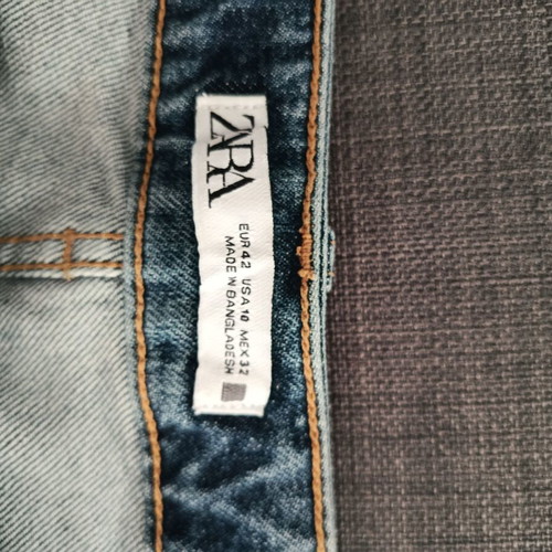 Zara classic fit jeans like new, blue, size XL